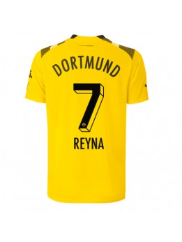 Borussia Dortmund Giovanni Reyna #7 Ausweichtrikot 2022-23 Kurzarm
